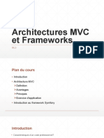 Architectures MVC Et Frameworks