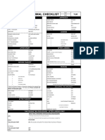 Aer Lingus Normal Checklist