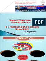 NIC 1 Presentacion de Estados Financieros