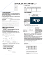 BOT X306 Thermostat Manual