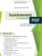 Soutènement: - Département Des Mines Et Carrières