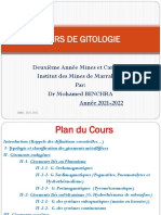 Cours de Gitologie 2ème Année Mines 1