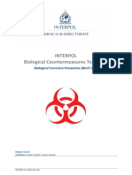 INTERPOL Biological Countermeasures Template Biological Terrorism Prevention