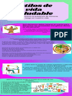 Infografía Estilos de Vida Saludable