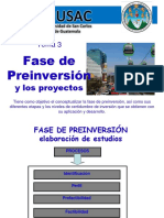 Tema 3 La Preinversión y Los Proyectos