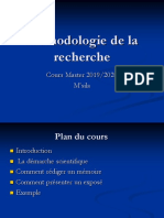 Méthodologie de La Recherche Messila