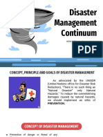 G6 - Disaster Management Continuum