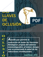 6 Llaves Oclusión