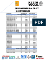 Lista de Precios Made S.A. de C.V. 08-12-22