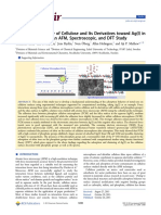 2015 Adsorption Behavior of Cellulose and Its Derivatives Toward Ag (I) in