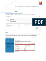 Instalación y Primera Configuración MySQL Server y Workbench