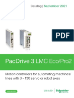 Catalog PacDrive 3 LMC Eco Pro2 Motion Controllers For Automating Machines and Lines - September 2021