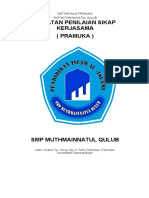 1.6.a1. Catatan Penilaian Sikap Kerjasama (Pramuka) Kelas 7