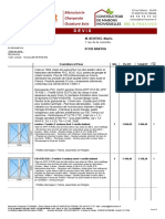 Menuiseries - Devis