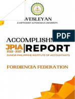 JPIA Accomplishment Report