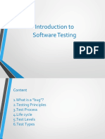 Introduction To Software Testing