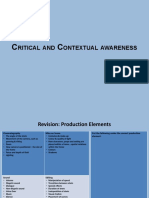 Critical and Contextual Awareness - Genre Task Sheet