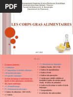 Corps Gras Alimentaires 1