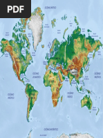 Mapamundi Fisico HD