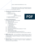 Ley de Bancos y Grupos Financieros Dto