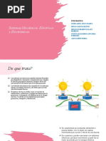 Sistemas Mecánicos, Eléctricos y Electrónicos