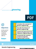 Earth and Life Science SHS 18.2 Genetic Engineering