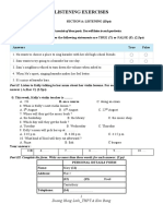 11a3+11a5 Listening Exercises