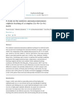 A Study On The Oxidative Ammonia - Ammonium Sulphate Leaching of A Complex (Cu-Ni-Co-Fe) Matte - ScienceDirect