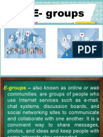 E Groups