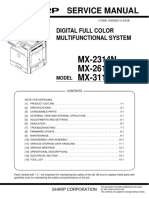 MX-2314N MX-2614N MX-3114N: Service Manual