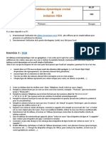 Tableau Dynamique Croisé & Initiation VBA: Exercice 1