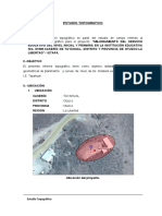 Estudio Topografico Tayahual