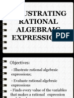 Illustrating Rational Algebraic Expressions