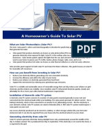 Homeowners Guide To Solar PV