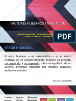 Factores Humanos en Aviación