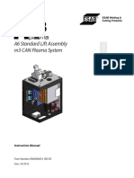 A6 Standard Lift Assembly m3 CAN Plasma System: Instruction Manual