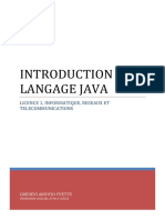 Introduction Au Langage Java Irt1