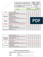 ENERO (SEMANA 05) - Registro de Inspección y Desinfección.