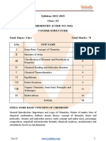 CBSE Class 11 Chemistry Syllabus