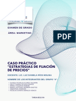 Caso Práctico, Estratégias de Fijación de Precios Grupo 4