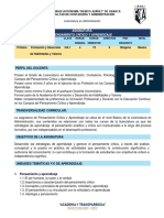 PROGRAMA INDICATIVO PENSAMIENTO CRÍTICO Y APRENDIZAJE LA PRIMER SEMESTRE Docx