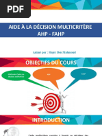 Séance 4 Aide À La Décision Multicritère AHP-FAHP