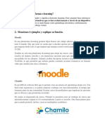 Plataformas E-Learning