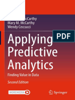 Richard v. McCarthy - Applying Predictive Analytics - Finding Value in Data-Springer (2021)