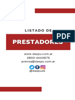 Prestadores 2021 Daspu