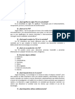 Cuestionario.: Curso: 5° "I". Añ o Lectivo: 2020. Docente: Carina Ruiz Diaz. Alumna: Martina Toller