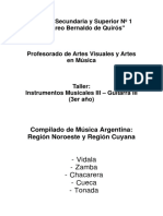 Compilado de Musica Del Noroeste y Cuyo Guitarra 3 - Prof de Musica