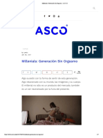 Millenials - Generación Sin Orgasmo - A S C O