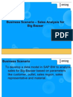 Sales Analysis - Big Bazaar (SAP BW)