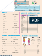 Comparatives Rule and Exercises